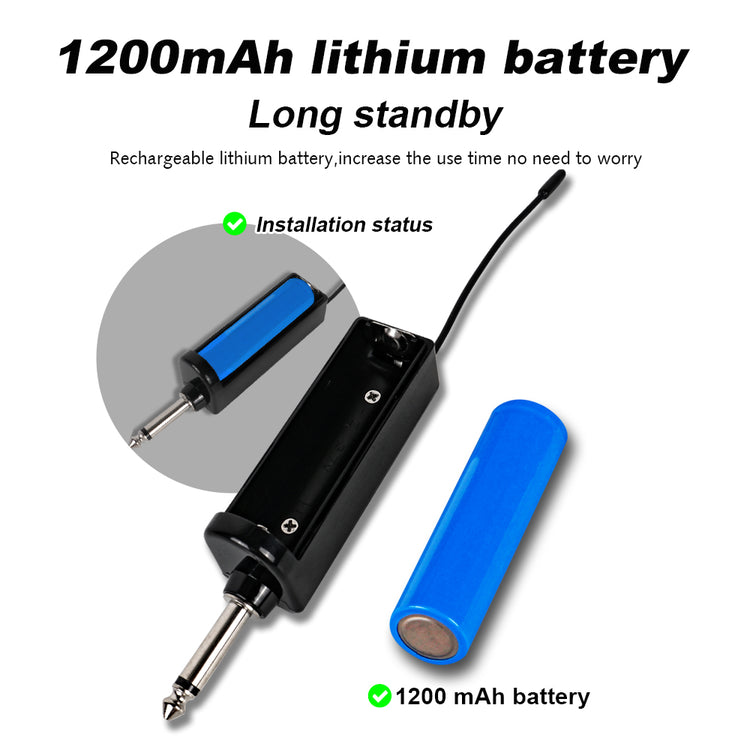Wireless Microphone G-MARK X110V Karaoke Mic Rechargeable Lithium Battery Easy Use For Church Party Home Meeting Show Host