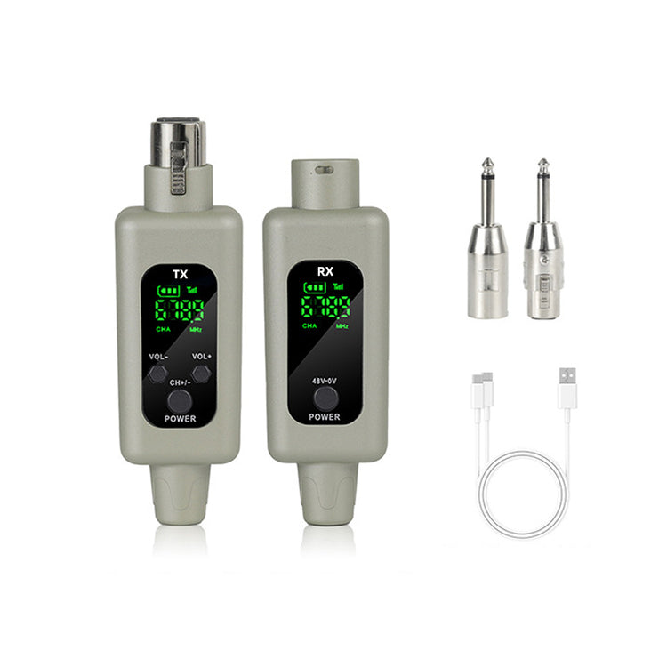Wireless Microphone System G-MARK WX70 XLR Adapter Audio Transmitter And Receiver For Audio Mixer PA Speaker