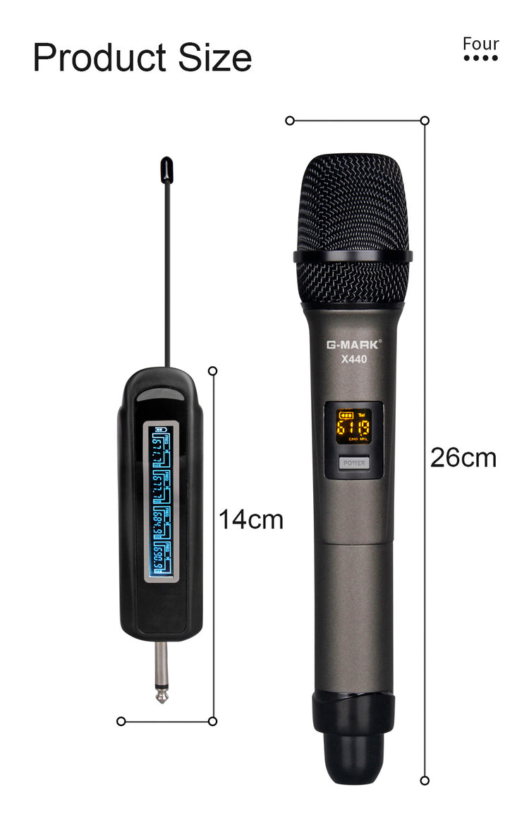 G-MARK X440 Wireless Microphones