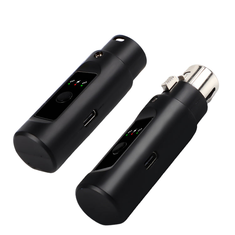 Wireless Microphone System G-MARK AQ1 XLR Adapter Audio Transmitter And Receiver For Audio Mixer PA Speaker