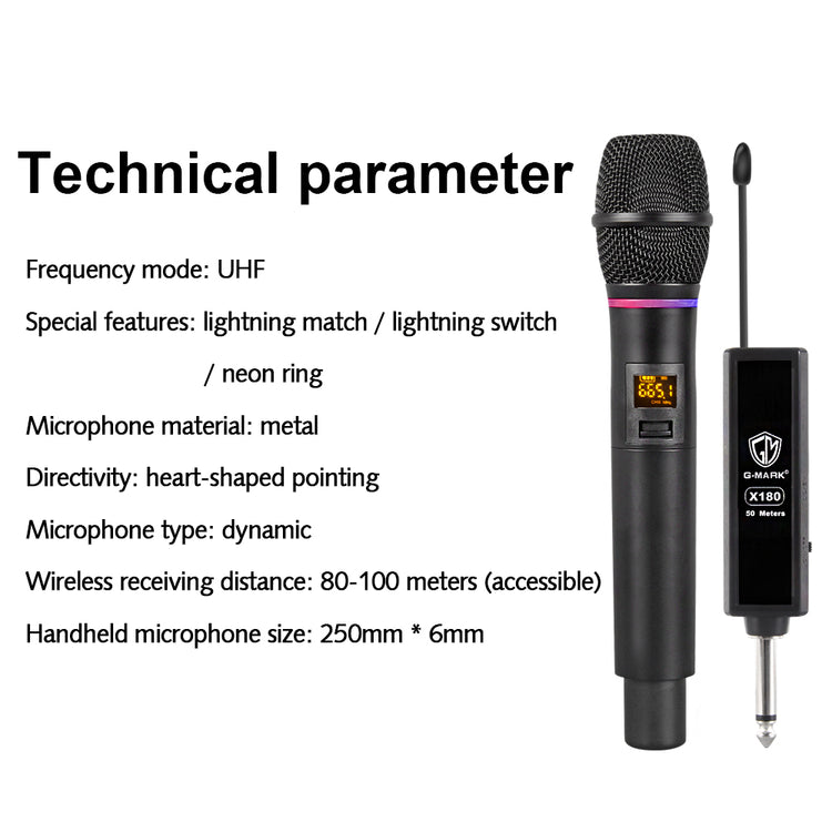 G-MARK X180 Wireless Microphone