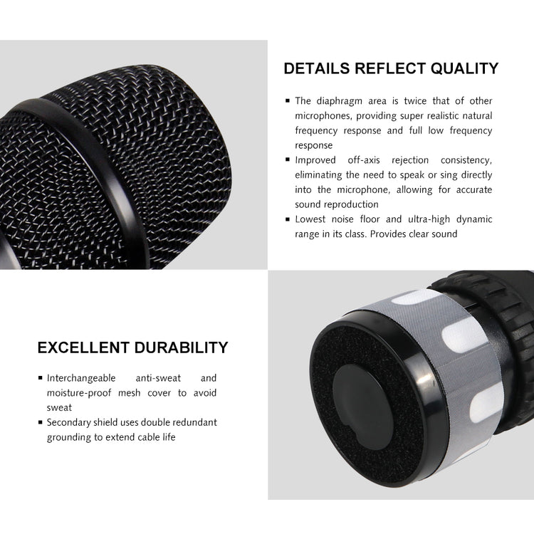 Wireless Microphone G-MARK X320FM Professional UHF Karaoke System Handheld Mic For Stage Speech Wedding Show Band Home Party Churcha