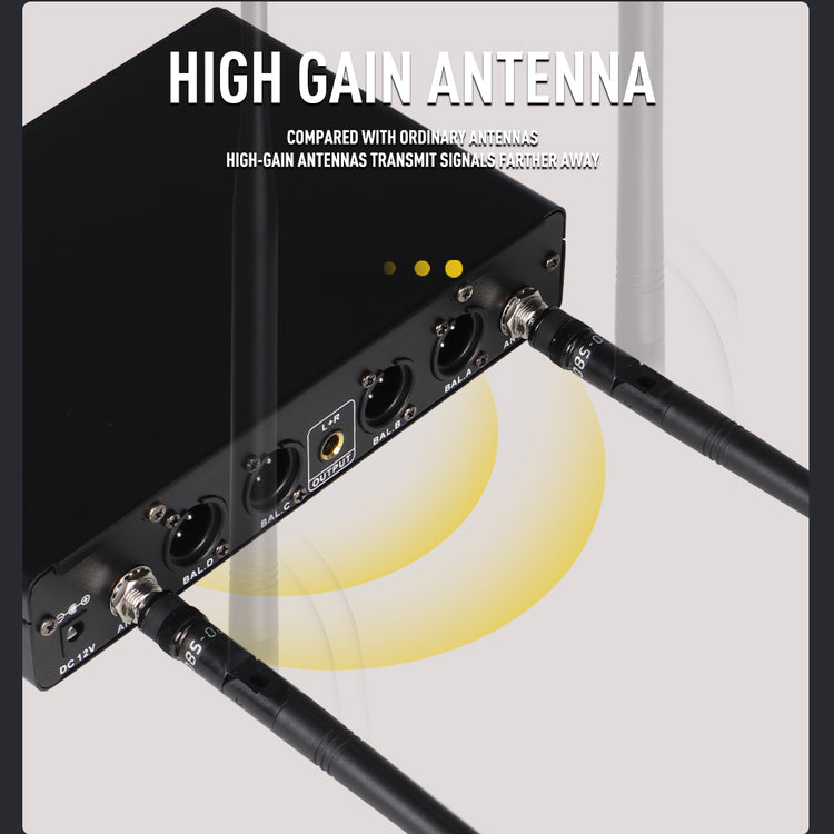 Karaoke Microphone Wireless G-MARK Karaoke 4 Professional UHF Dynamic Mic For Speakers Live Show Church Outdoor