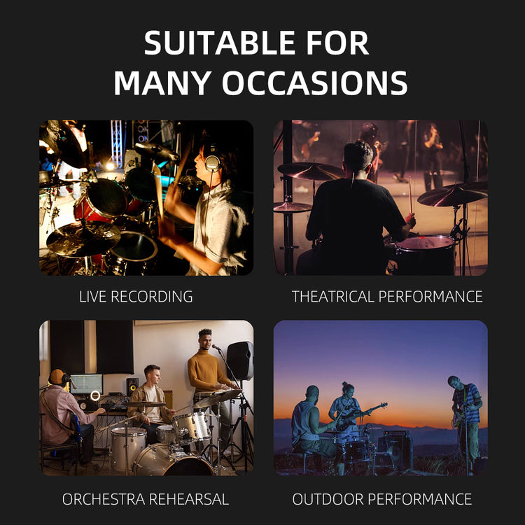E604 Wired Microphone Dynamic Instrument Mic Professional Quality Versatility For Live Performances And Recording