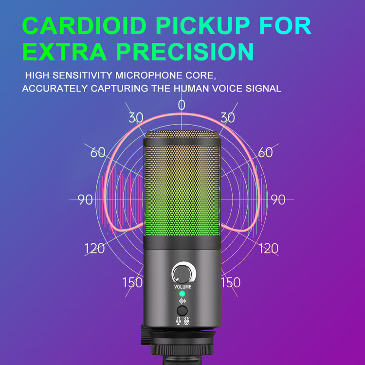 USB Condenser Microphone G-MARK MK6 Podcast Mic With Mute Button For Gaming Streaming Recording Online Chat Computer PS4/5