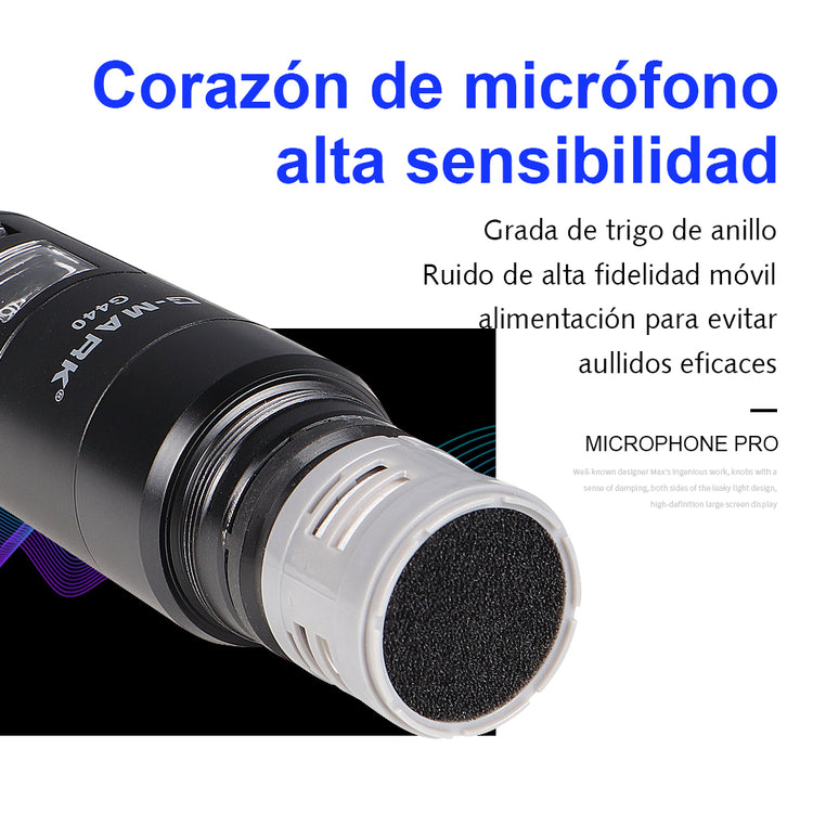 Microphone Wireless G-MARK G440 Professional 4 Channels UHF Dynamic Handheld Mic Church Karaoke Party Stage Host Wedding 50 M