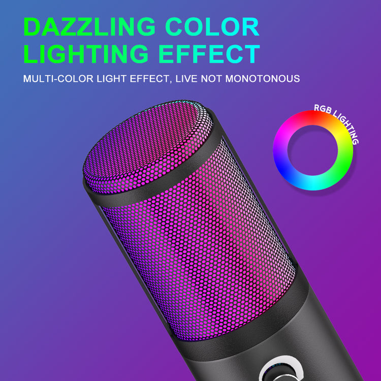 USB Condenser Microphone G-MARK MK6 Podcast Mic With Mute Button For Gaming Streaming Recording Online Chat Computer PS4/5