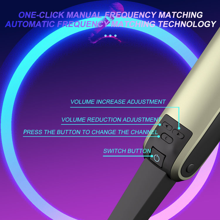 G-MARK SKM9000 Wireless Microphone Professional UHF Frequency Adjustable Metal Handheld Mic For Party Show Teaching Wedding