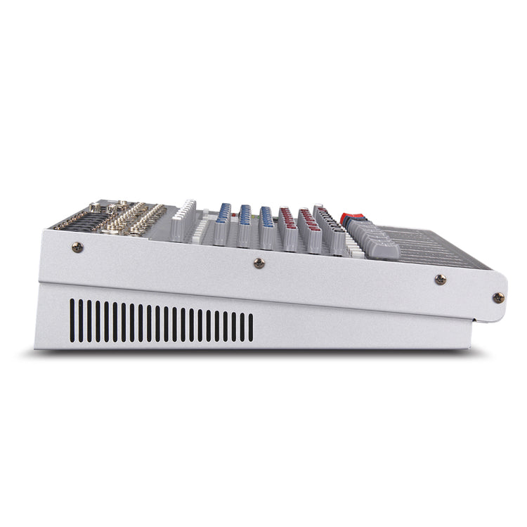 DJ Mixer G-MARK GMX1200 12 channel Professional USB Audio Mixing console Music Studio 8 mono 4 stereo 7 brand EQ 16 Effect Podcast Streaming Audio Interface