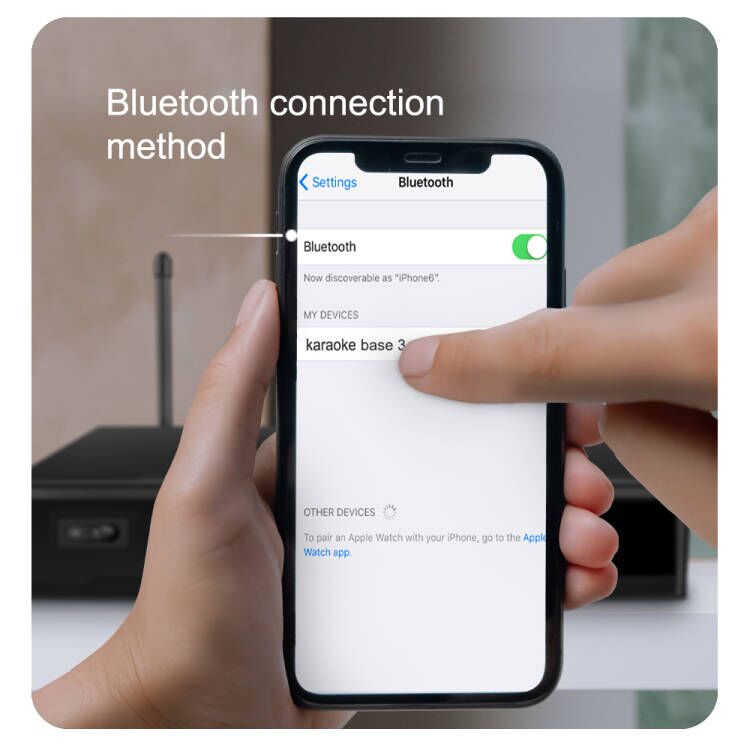 Bluetooth Microphone Wireless G-MARK Karaoke Base 3 Professional UHF Dynamic Mic Reverb Effect For Soundbar Party KTV Wedding