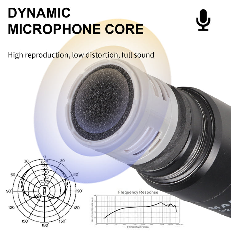 Microphone Wireless G-MARK G24S Dynamic SM58 Mic Fixed Frequency Handheld Mic For Stage Speech Wedding Show Band Home Party Church