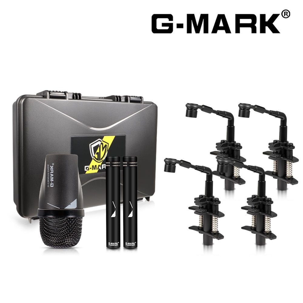 Drum Microphone Kit G-MARK GDM7 Musical Instruments Mic For Band DJ St