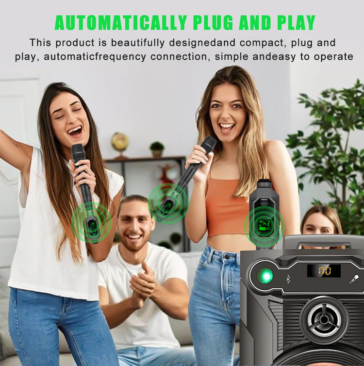 G-MARK LT01 Wireless Microphone System XLR Mic Converter Adapter 2.4G Automatic Transmitter Setup For Condenser Dynamic Mic