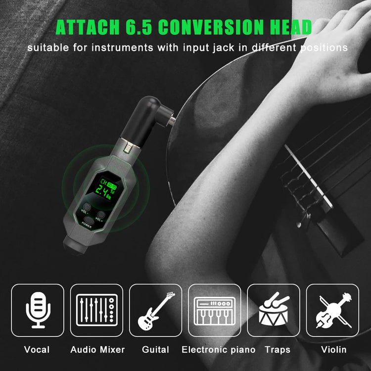 G-MARK LT01 Wireless Microphone System XLR Mic Converter Adapter 2.4G Automatic Transmitter Setup For Condenser Dynamic Mic