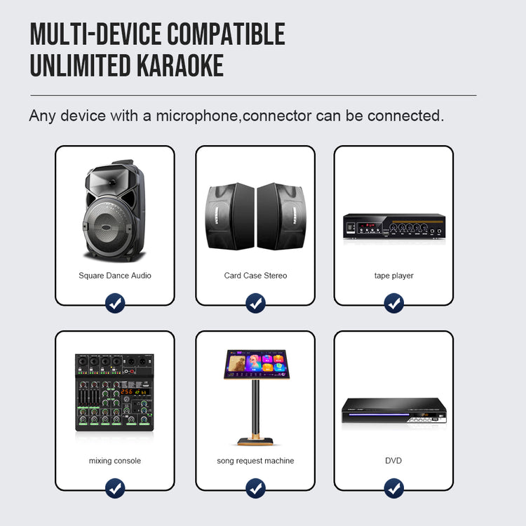 G-MARK Wireless Microphone GM1.1 Professional UHF Frequency Adjustable Metal Handheld Karaoke Mic For Party Show Teaching Wedding（副本）