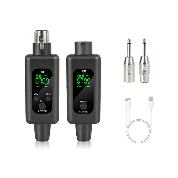 Wireless Microphone System G-MARK WX70 XLR Adapter Audio Transmitter And Receiver For Audio Mixer PA Speaker