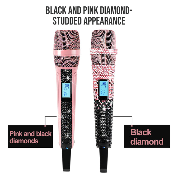 G-MARK Wireless Microphone GM1.1 Professional UHF Frequency Adjustable Metal Handheld Karaoke Mic For Party Show Teaching Wedding（副本）