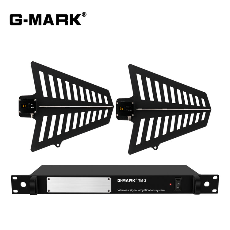 Microphone Antenna Booster G-MARK TM-2 8 Channels UHF 400-950MHz For Wireless Systems Stage Outdoor
