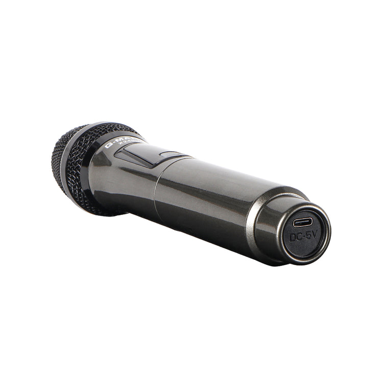 Wireless Microphone G-MARK X240U UHF Recording Karaoke Mic With Rechargeable Lithium Battery Receiver Work 5 Hours For Speaker