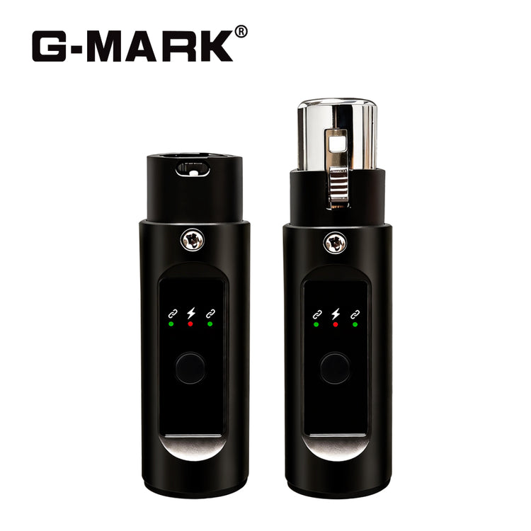 Wireless Microphone System G-MARK AQ1 XLR Adapter Audio Transmitter And Receiver For Audio Mixer PA Speaker