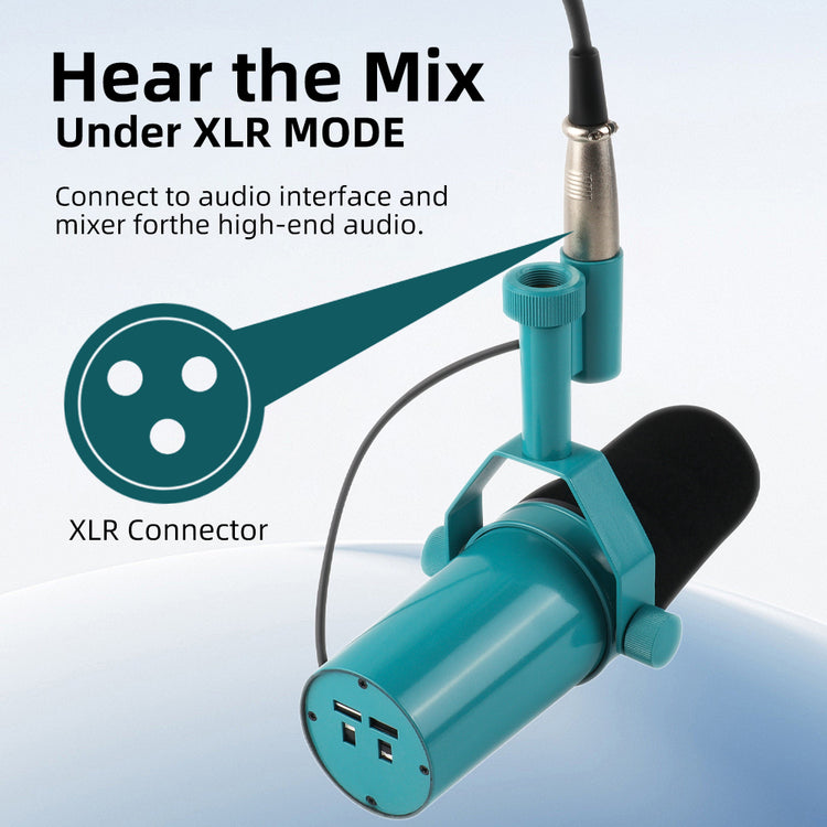 SM7B Professional Dynamic Cardioid Microphone Studio Selectable Frequency Response Mic For Live Vocals Recording Performance