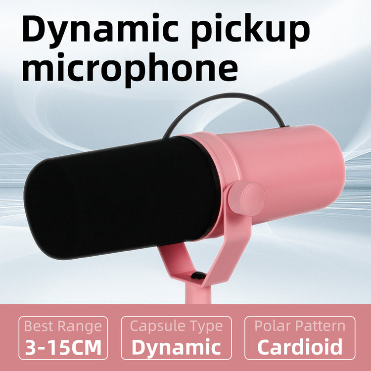 SM7B Professional Dynamic Cardioid Microphone Studio Selectable Frequency Response Mic For Live Vocals Recording Performance