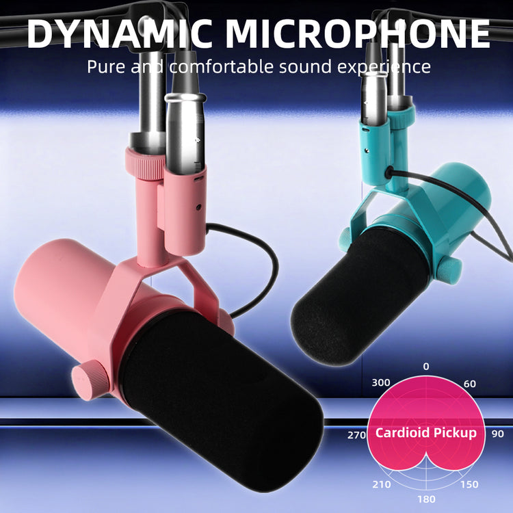 SM7B Professional Dynamic Cardioid Microphone Studio Selectable Frequency Response Mic For Live Vocals Recording Performance