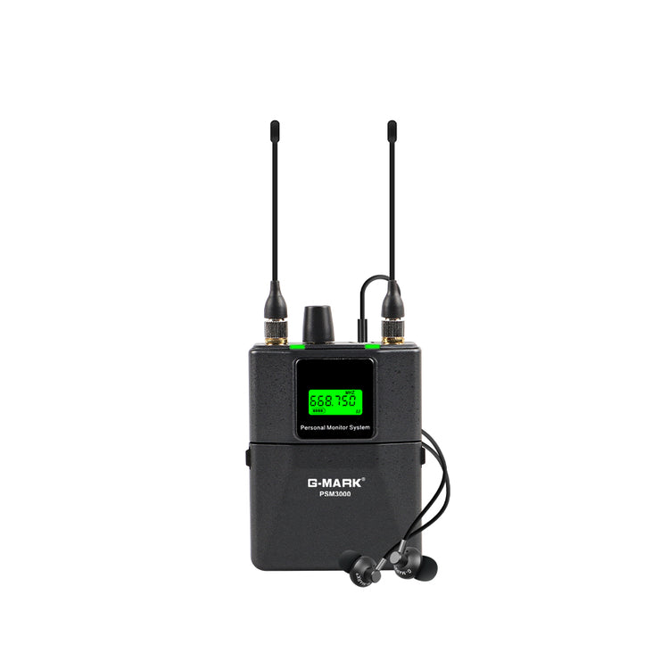 Stereo In-Ear Monitor System G-MARK PSM3000 Wireless Stage Return For