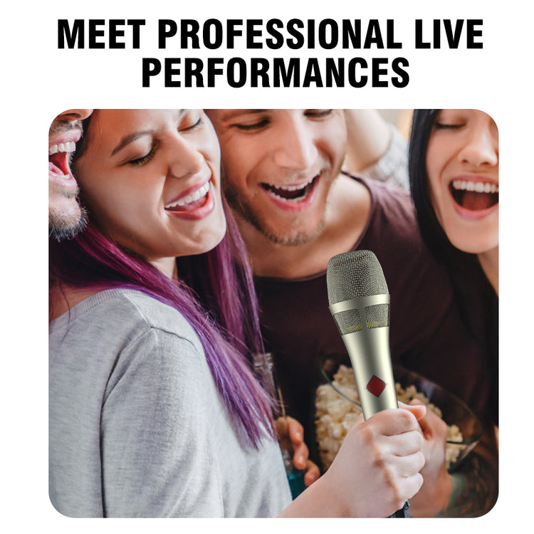 KSM105 Wired Microphone Dynamic Mic Professional Quality Versatility For Karaoke Live Performances And Recording