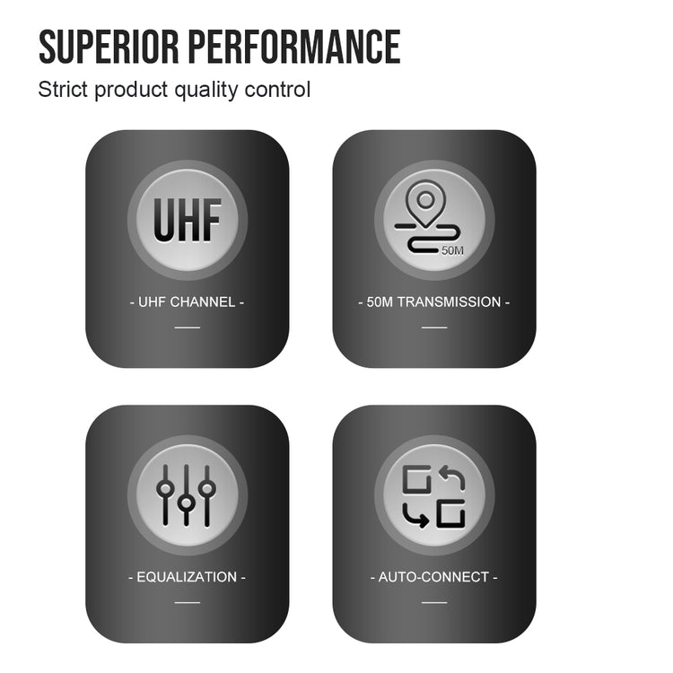 G-MARK Wireless Microphone GM1.1 Professional UHF Frequency Adjustable Metal Handheld Karaoke Mic For Party Show Teaching Wedding（副本）