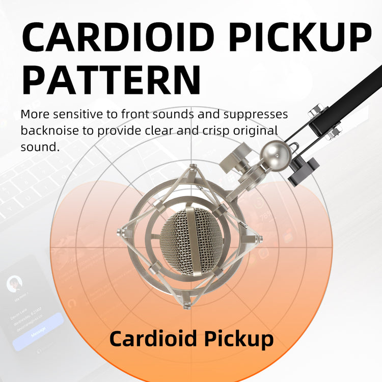 U87Ai Microphone PC gaming Professional Vocal recording Studio Audio interface Equipment Sound cardcondenser Mic