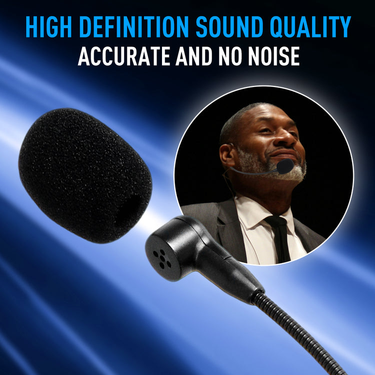 Wireless Headset Microphone G-MARK GX100 Professional UHF Clip Bodypack Mic Work 50M For Party Show Stage Wedding Church