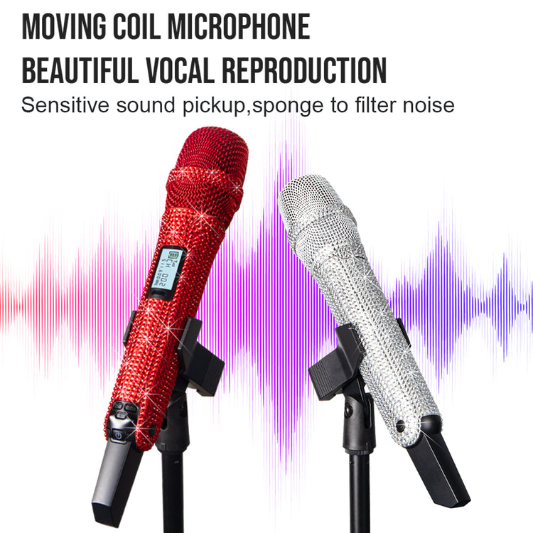 G-MARK Wireless Microphone GM1.1 Professional UHF Frequency Adjustable Metal Handheld Karaoke Mic For Party Show Teaching Wedding