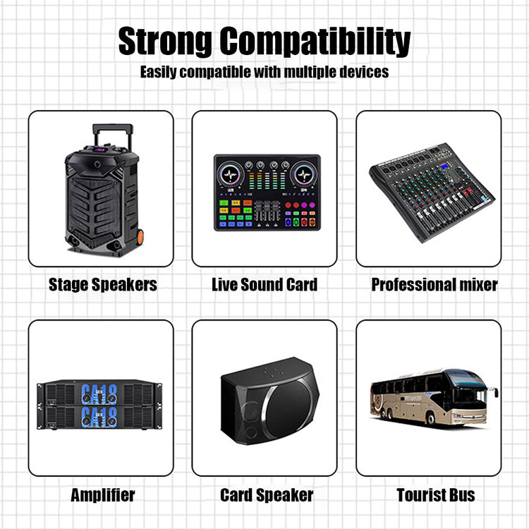 Wireless Microphone System G-MARK WX70 XLR Adapter Audio Transmitter And Receiver For Audio Mixer PA Speaker