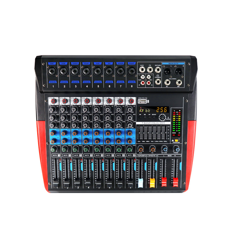 GMARK GX-800/1200/1600 Pro Audio Mixer, Professional 8/12/16 Channel Sound Board Console with 48V Phantom Power, 256-Bits DSP Effects, Bluetooth & USB MP3, Ideal for Karaoke, Studio Recording, and Live Streaming