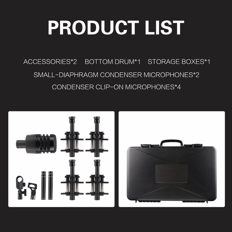 Band Instruments Microphone Drum Microphone Kit G-MARK GDM8 Musical Instruments Mic For Band DJ St