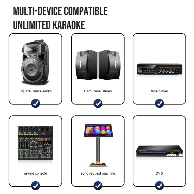 G-MARK Wireless Microphone GM1.1 Professional UHF Frequency Adjustable Metal Handheld Karaoke Mic For Party Show Teaching Wedding