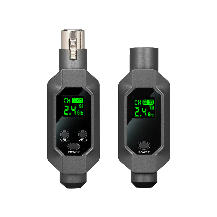 G-MARK LT01 Wireless Microphone System XLR Mic Converter Adapter 2.4G Automatic Transmitter Setup For Condenser Dynamic Mic