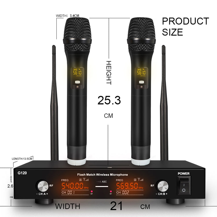 G-MARK G120NEW UHF Wireless Microphone 无线麦克风