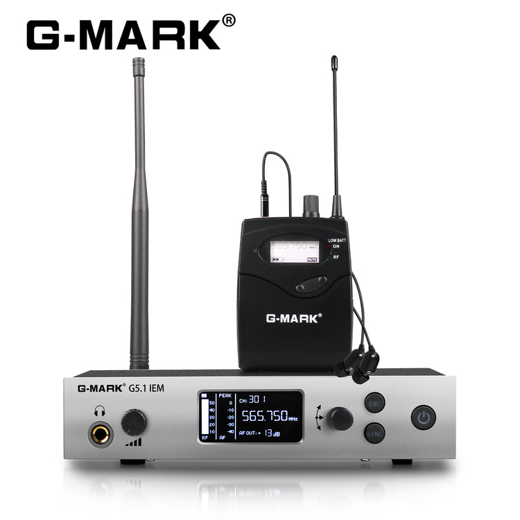 G-MARK in Ear Monitor Wireless System G5.1IEM 单声道无线监听系统