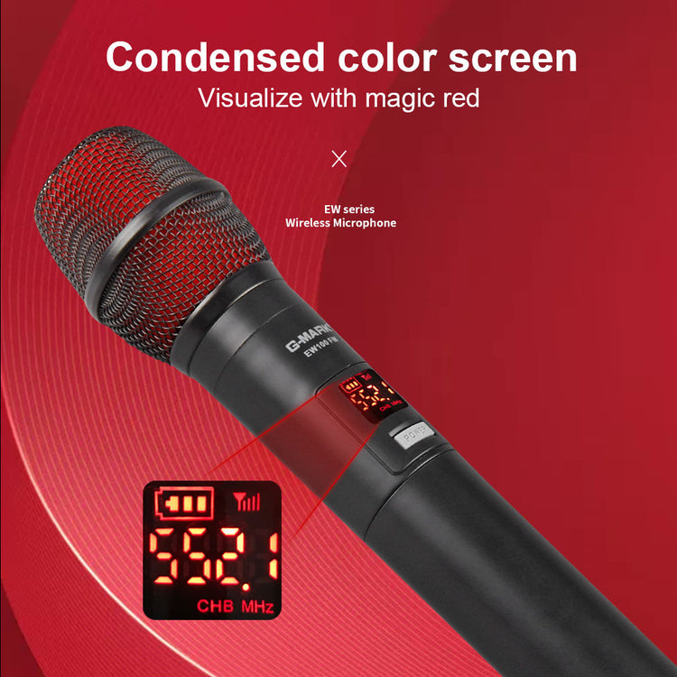 G-MARK EW100 Wireless Microphone 无线麦克风