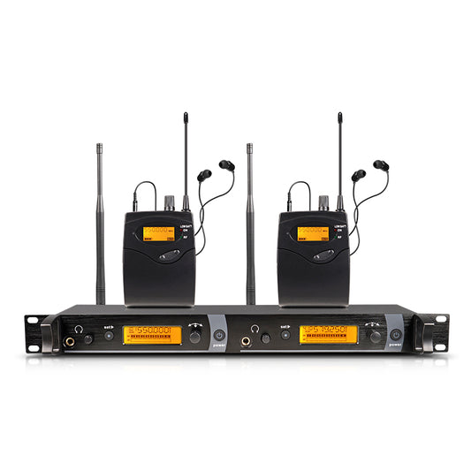 In Ear Monitor System G-MARK G5000 IEM UHF Wireless Stage Return With In Earphone Frequency Selectable
